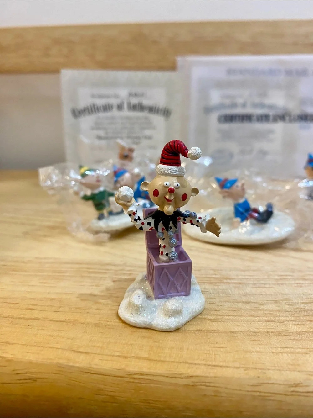 Hawthorne Village figurines  Rudolph, Christmas Town Collection 10 Piece Lot Mix